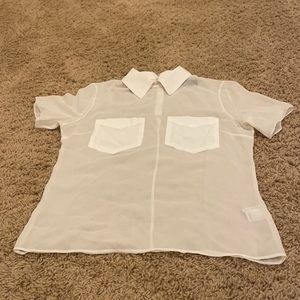 Reformation sheer top